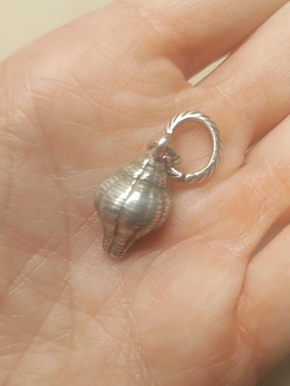 Brighton Silver Conch Shell Dangle Custom Charm - Picture 11 of 16